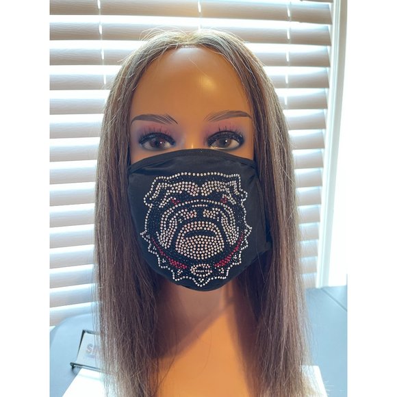 University of Georgia Bulldogs Bling Face Mask - Picture 9 of 10